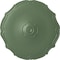 Ekena Millwork Pompeii Ceiling Medallion (Fits Canopies up to 2"), Hand-Painted Athenian Green, 18 7/8"OD x 1 1/2"P CM18POAGF - alternate 1